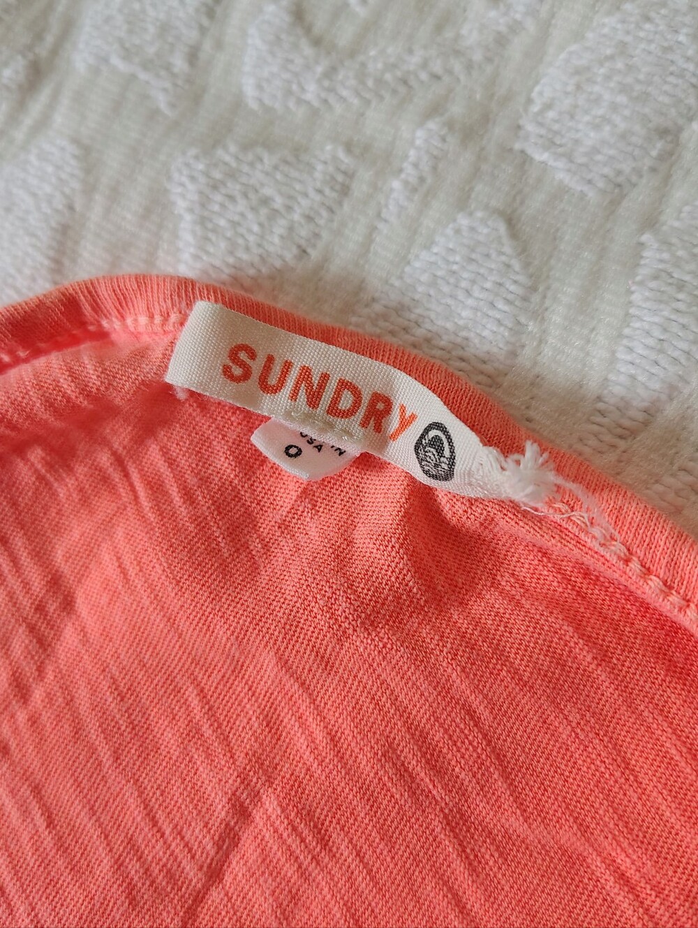 Sundry Ruffle Peplum Tank Top 0 Xsmall XS - Picture 3 of 10